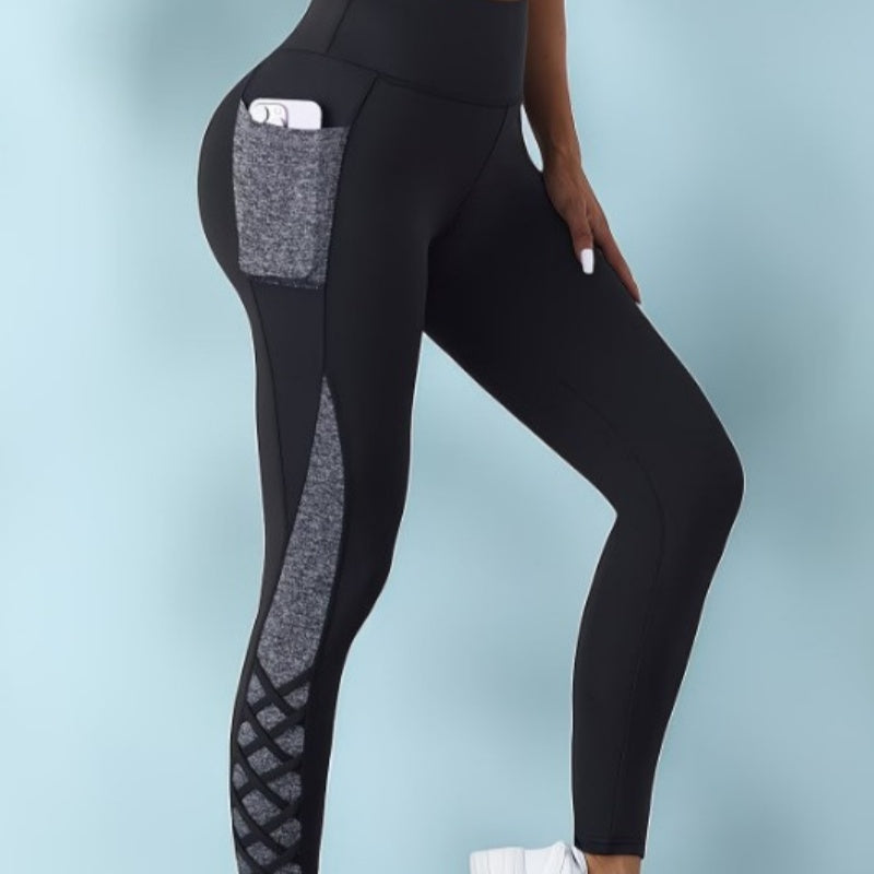 High-Waist Pocket Running Leggings