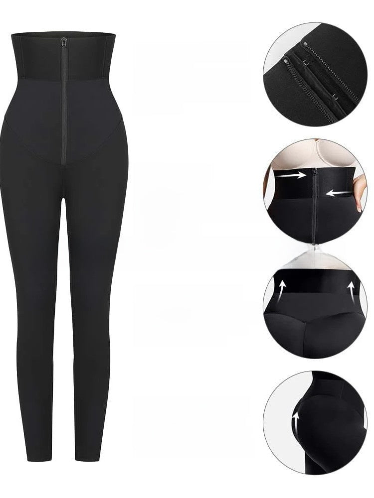 High-Waisted Shaping Yoga Pants with Tummy Control